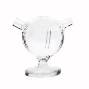 Portable Fishbowl Glas Bubbler Wasserpfeife Bong für Dynavap