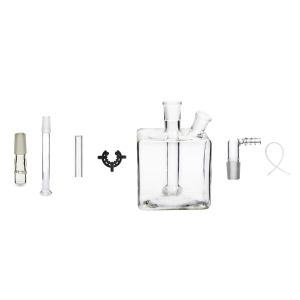 3-in-1 14 mm Arizer Solo 3 Air 2 Max SE WPA-Glas mit quadratischer Wasserpfeife Bong 7-in-1-Set