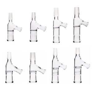 Wasserpfeifen Bong Dab Rig Zubehör 10mm 14mm 18mm Elev8R  Injektorschale aus Glas  Durchgangsadapter
