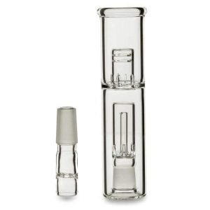 Osgree Glasrohr Stiel mit Wasserpfeife Adapter WPA für arizer solo 3 solo air 1 2 II max se